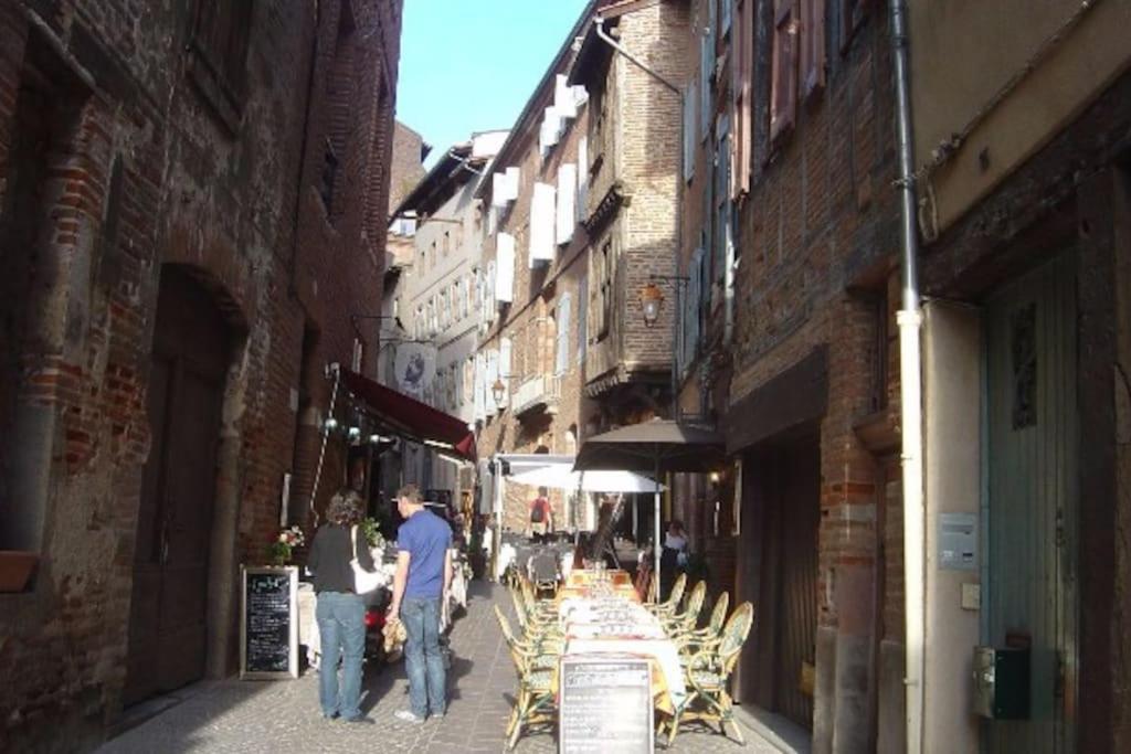 Appartement Touristique, Proche De La Cathedrale Albi Bagian luar foto